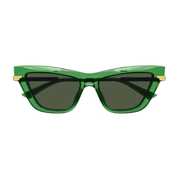 NEW BOTTEGA VENETA BV1241S 003 SUNGLASSES WOMEN GREEN EYEWEAR - Picture 2 of 3